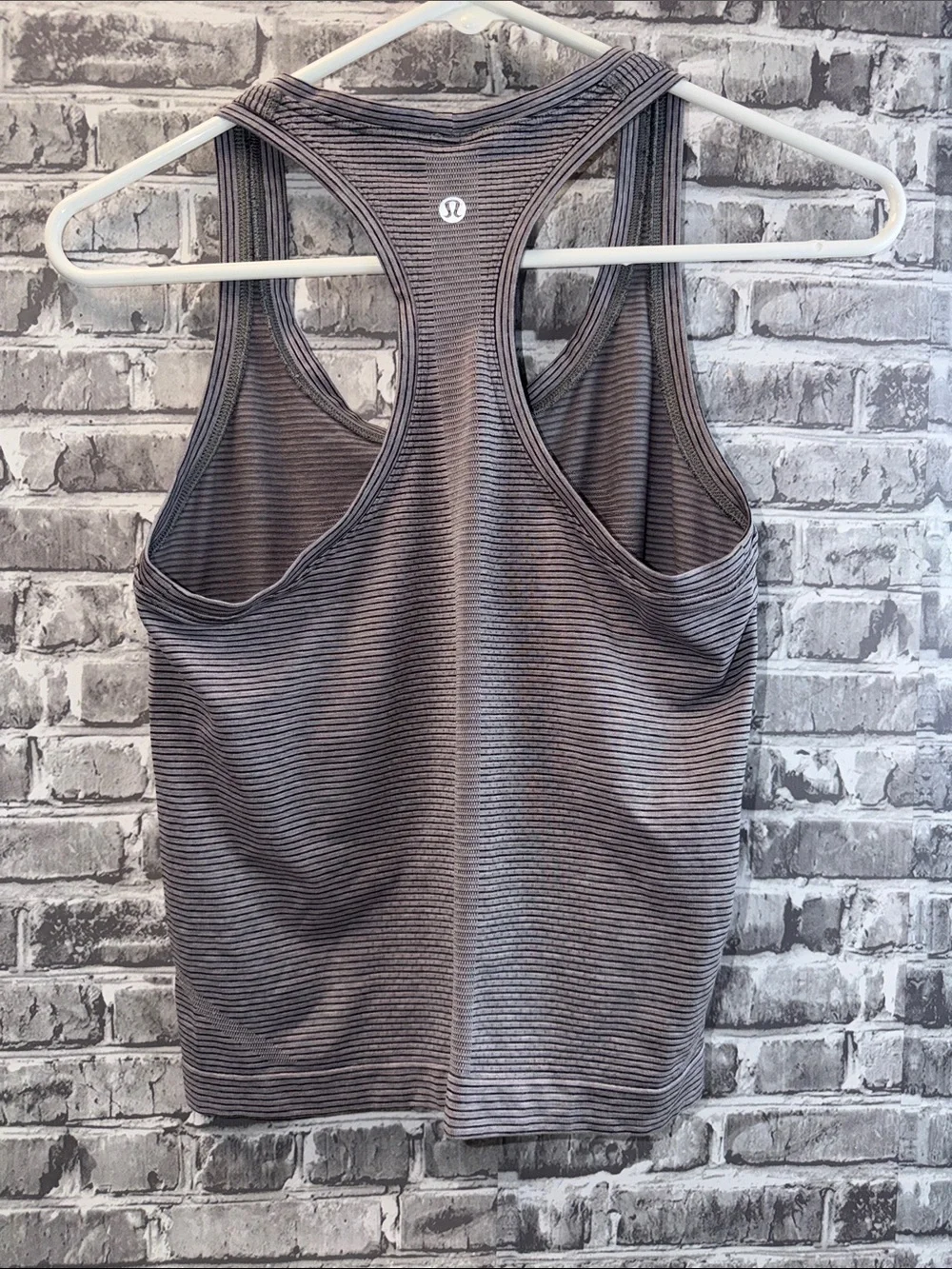 lululemon athletica Women’s Racerback Tank Top in Heathered Gray